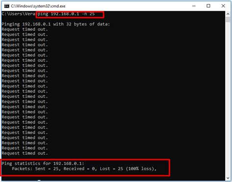 lost package test|packet loss testing.